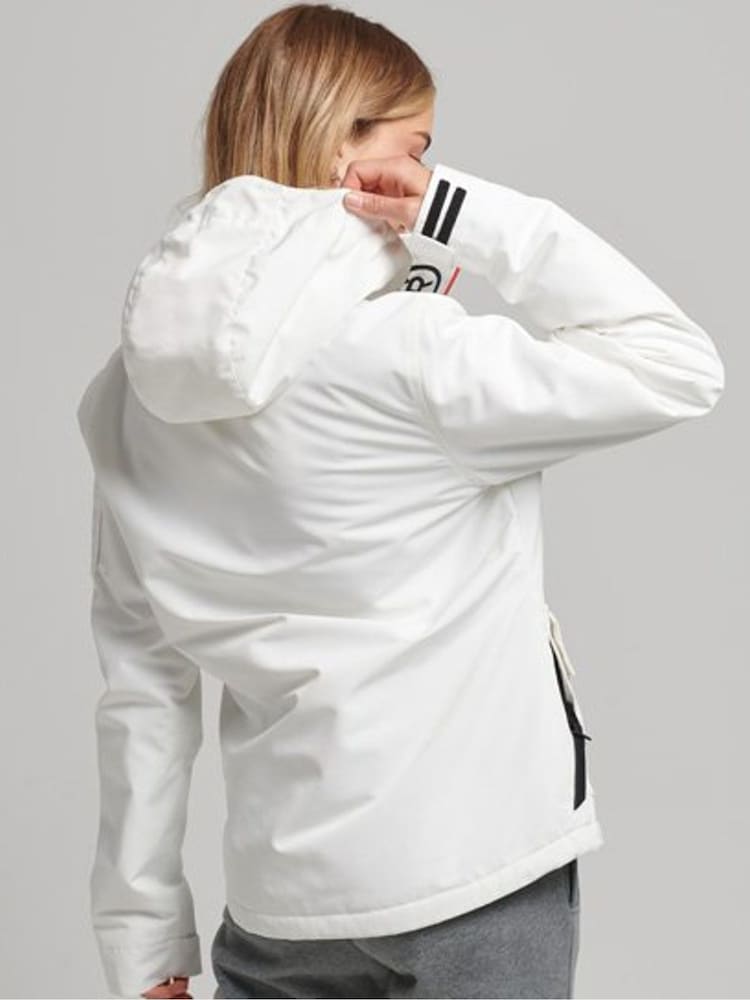 Superdry White Ultimate SD Windcheater Jacket - Image 4 of 9