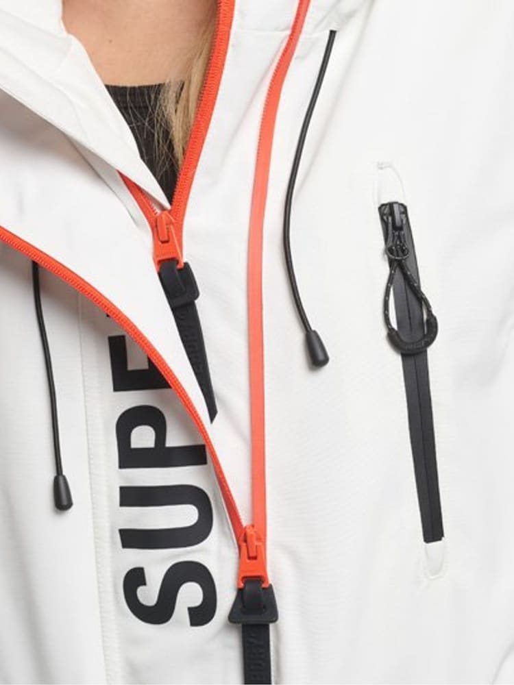 Superdry White Ultimate SD Windcheater Jacket - Image 7 of 9