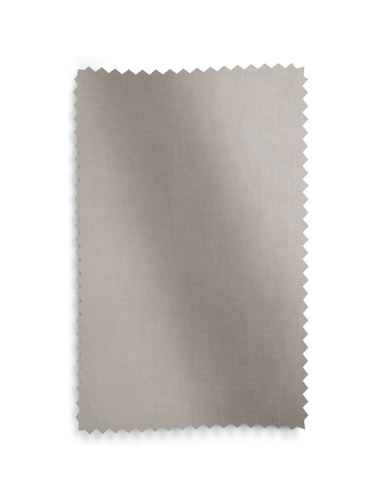 Grey Silver Cotton Super Thermal Eyelet Curtains - Image 7 of 7