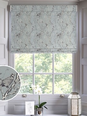 Teal Blue Carren Made To Measure Roman Blind - Image 1 of 6