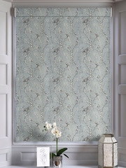 Teal Blue Carren Made To Measure Roman Blind - Image 5 of 6