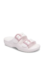 Crocs Pink Saturday Slide Sandals - Image 2 of 6