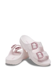 Crocs Pink Saturday Slide Sandals - Image 3 of 6