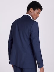 MOSS x Zenga Blue Tailored Fit Naples Jacket - Image 3 of 4