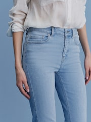 Bleach Wash Stretch Flare Jeans - Image 5 of 6