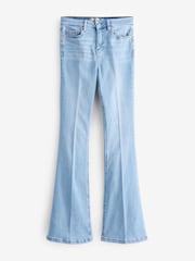 Bleach Wash Stretch Flare Jeans - Image 6 of 6