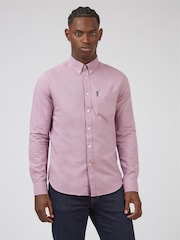 Ben Sherman Purple Signature Cotton Oxford Shirt - Image 1 of 6