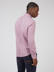 Ben Sherman Purple Signature Cotton Oxford Shirt - Image 2 of 6