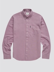 Ben Sherman Purple Signature Cotton Oxford Shirt - Image 5 of 6
