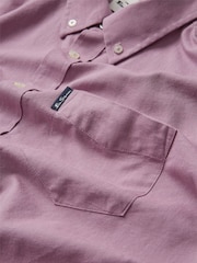 Ben Sherman Purple Signature Cotton Oxford Shirt - Image 6 of 6