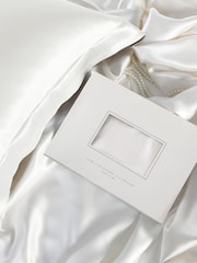 White 100% Silk Pillowcase - Image 3 of 3