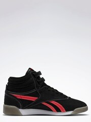 Reebok Freestyle Hi Black Trainers - Image 2 of 6