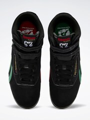 Reebok Freestyle Hi Black Trainers - Image 5 of 6