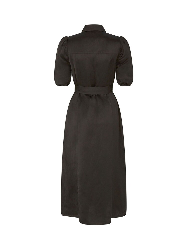 Mint Velvet Black Linen Blend Shirt Dress - Image 4 of 4 Mint Velvet Black Linen Blend Shirt Dress - Image 4 of 4