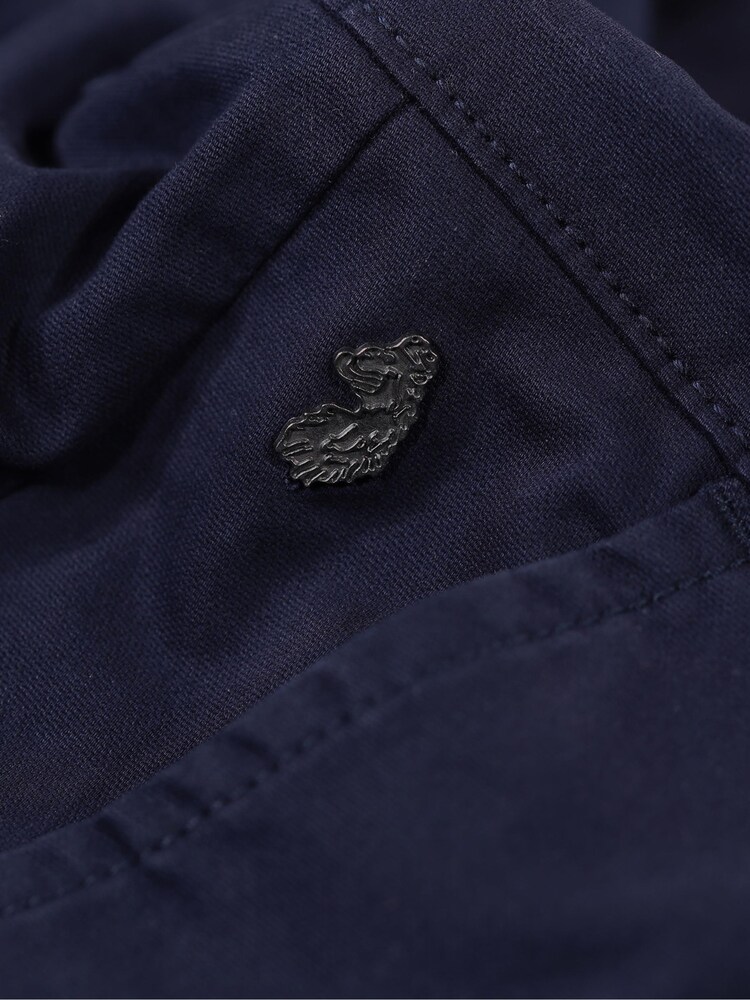 Luke 1977 Alpa Dark Navy Chino Trousers - Image 8 of 8