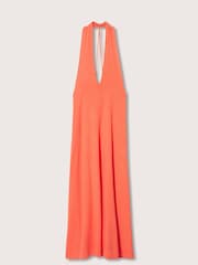Mango Orange Knitted Dress With Openings - Image 5 of 6