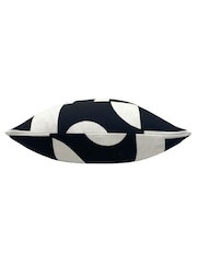 furn. Monochrome Manhattan Geometric Printed Cushion - Image 2 of 3