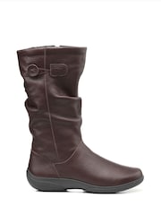 Hotter Brown Regular Fit Derrymore II Zip-Fastening Boots - Image 1 of 3