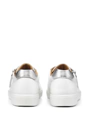 Hotter White Standard Fit Chase II Lace up / Zip Trainers - Image 3 of 4
