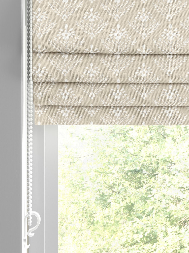 Laura Ashley Natural Lady Fern Made To Measure Roman Blinds - Image 2 of 6