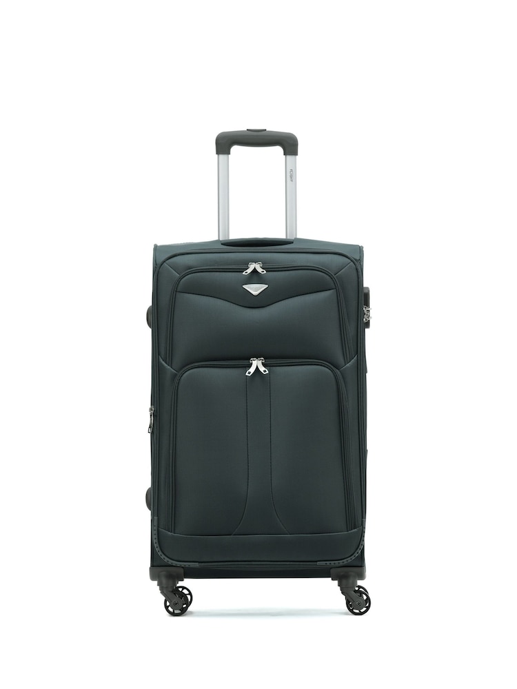 Flight Knight Medium Softcase Lightweight Check-In Suitcase With 4 Wheels - Image 1 of 6