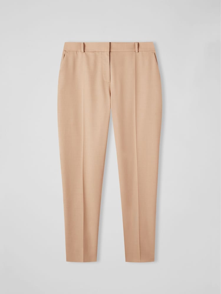 LK Bennett Camel Natural Mariner Cigarette Trousers - Image 4 of 4
