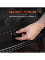 Warmlite Black 1.8KW Double Door Stove Heater - Image 5 of 8