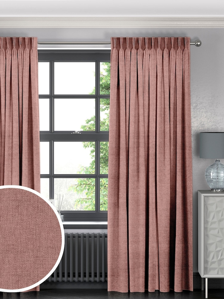 Blossom Pink Paso Made To Measure Curtains - Image 1 of 9