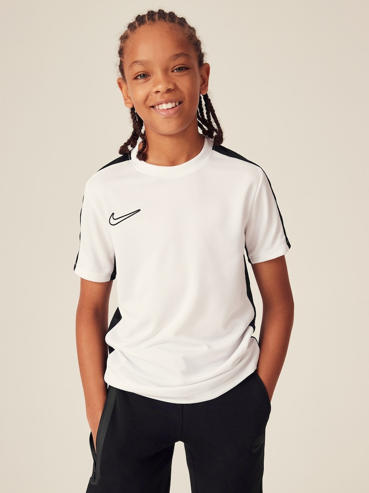 Nike White Dri-FIT Academy Training T-Shirt - Image 4 of 4