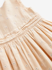 Taupe Daisy Embroidered Dress (3mths-8yrs) - Image 7 of 7