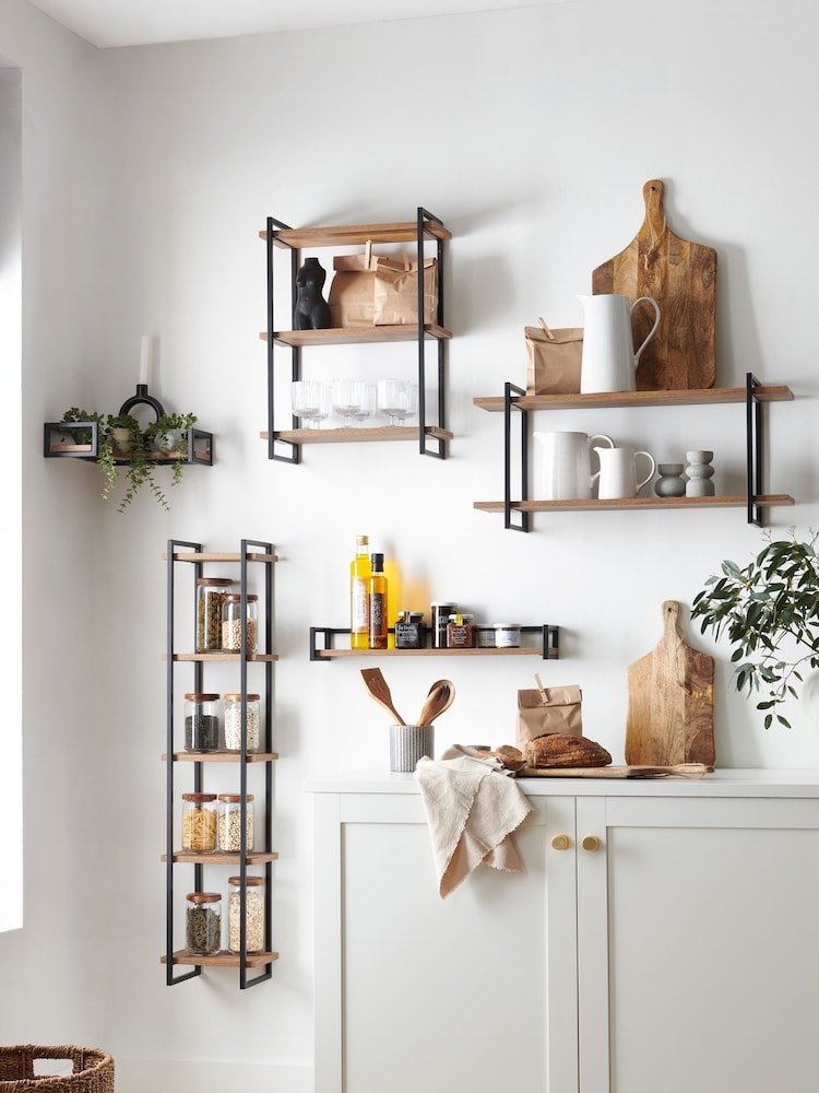 Dark Bronx Wall Shelf - Image 3 of 9