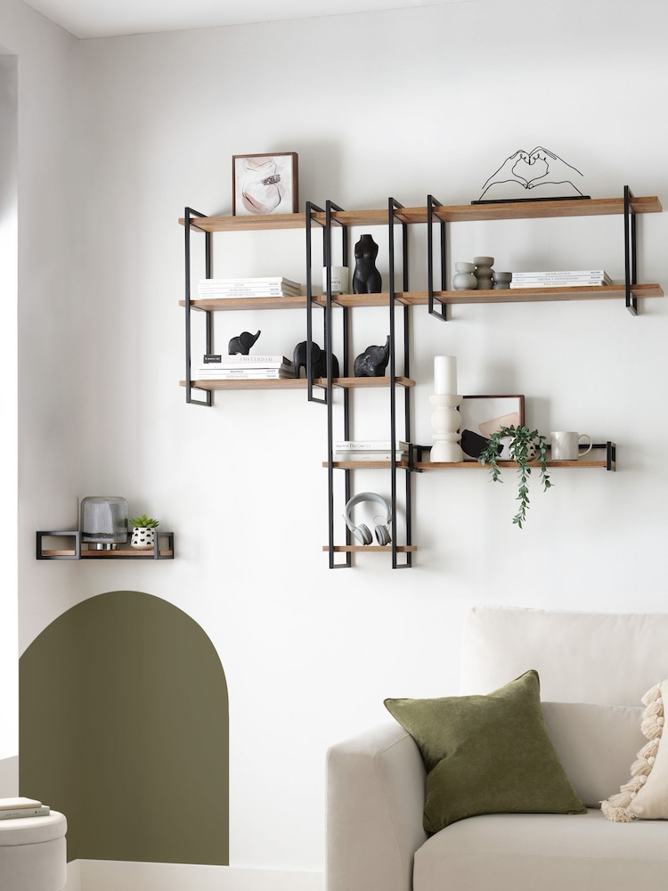 Dark Bronx Wall Shelf - Image 5 of 9