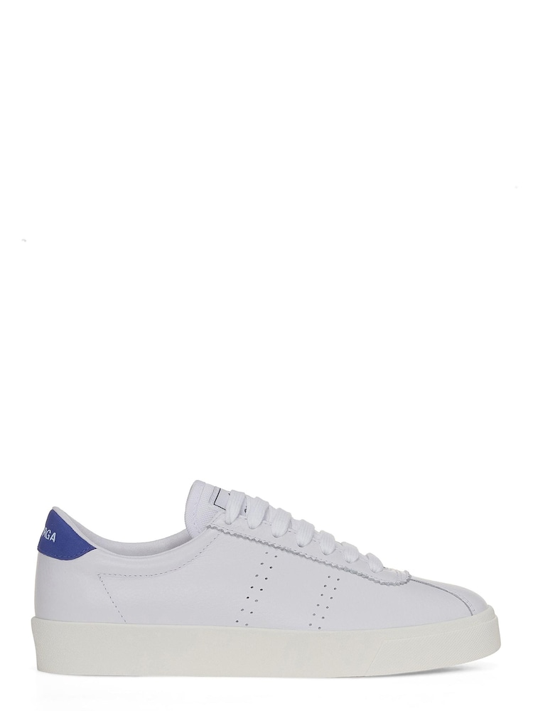 Superga 2843 Club S Comfort Leather White Trainers - Image 1 of 5