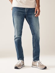 Blue Wash Skinny Fit Classic Stretch Jeans - Image 1 of 9