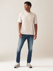 Blue Wash Skinny Fit Classic Stretch Jeans - Image 2 of 9