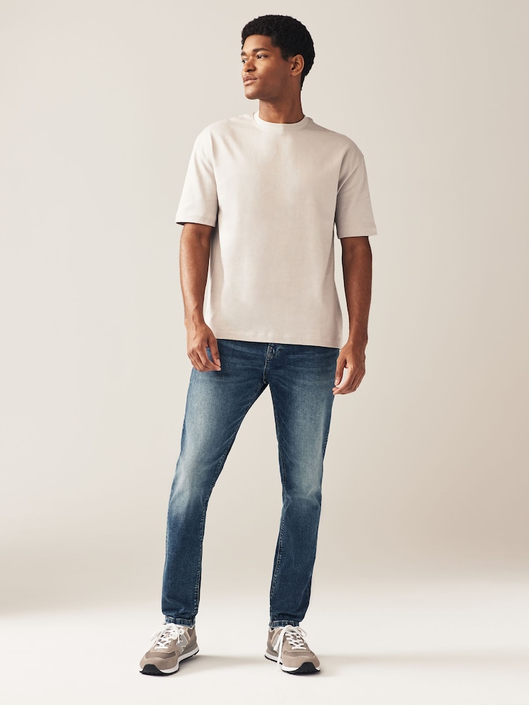 Blue Wash Skinny Fit Classic Stretch Jeans - Image 2 of 9