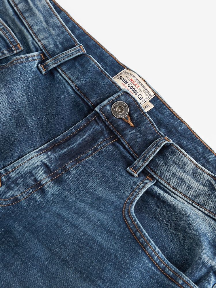 Délavé bleu - Skinny Fit (Skinny Fit) - Slim Fit Classic Stretch Jeans - Image 7 of 9