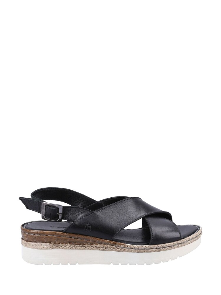 Hush Puppies Saphira Black Sandals - Image 1 of 4