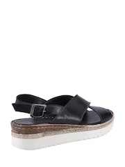 Hush Puppies Saphira Black Sandals - Image 2 of 4