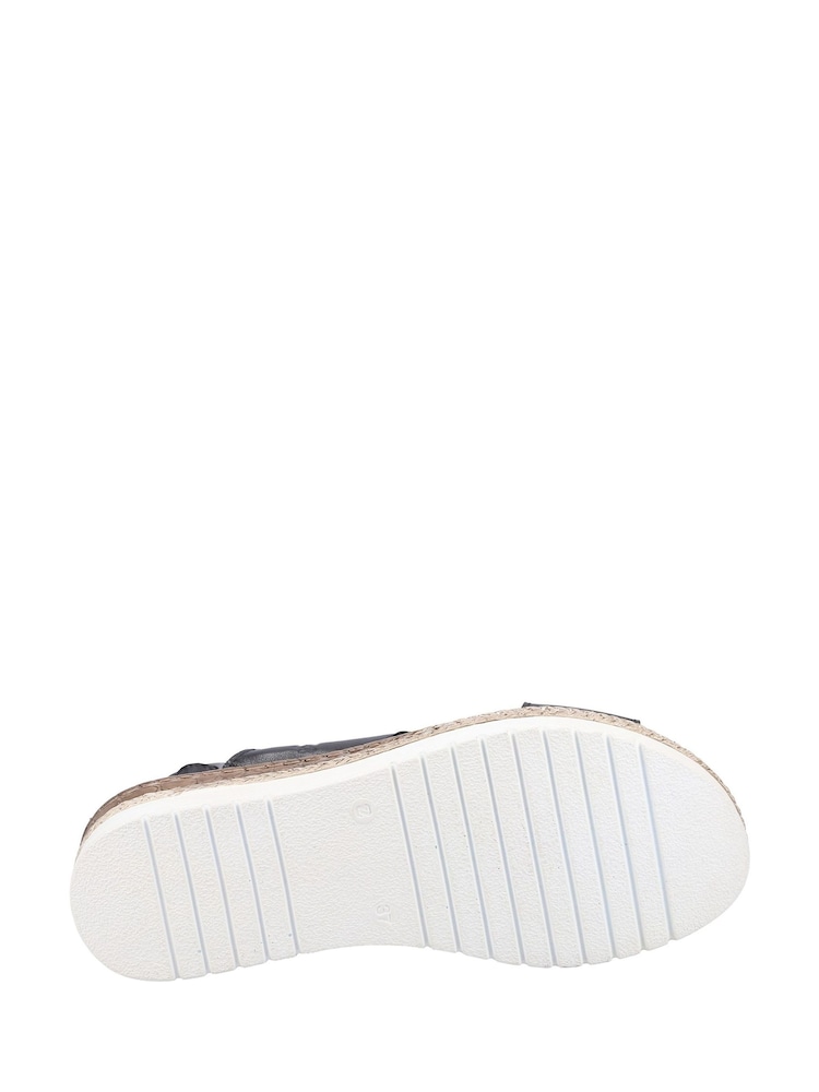 Hush Puppies Saphira Black Sandals - Image 4 of 4