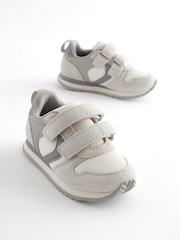 Stone Standard Fit (F) Double Strap Trainers - Image 1 of 5