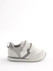 Stone Standard Fit (F) Double Strap Trainers - Image 2 of 5