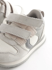 Stone Standard Fit (F) Double Strap Trainers - Image 4 of 5