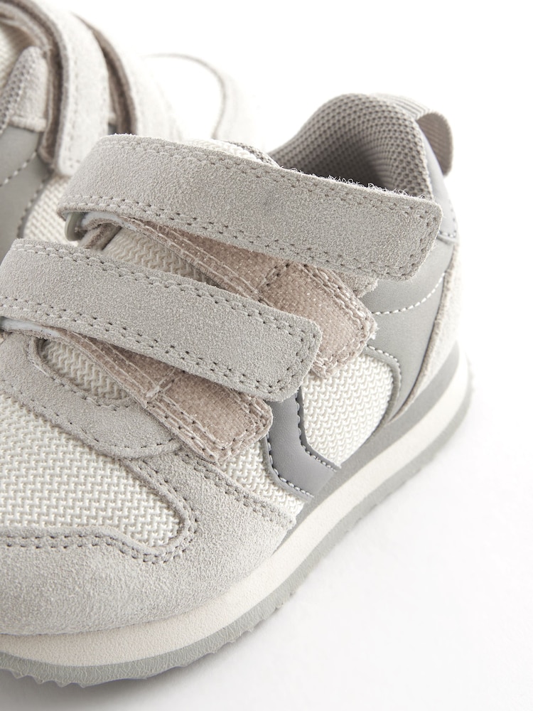 Stone Standard Fit (F) Double Strap Trainers - Image 4 of 5