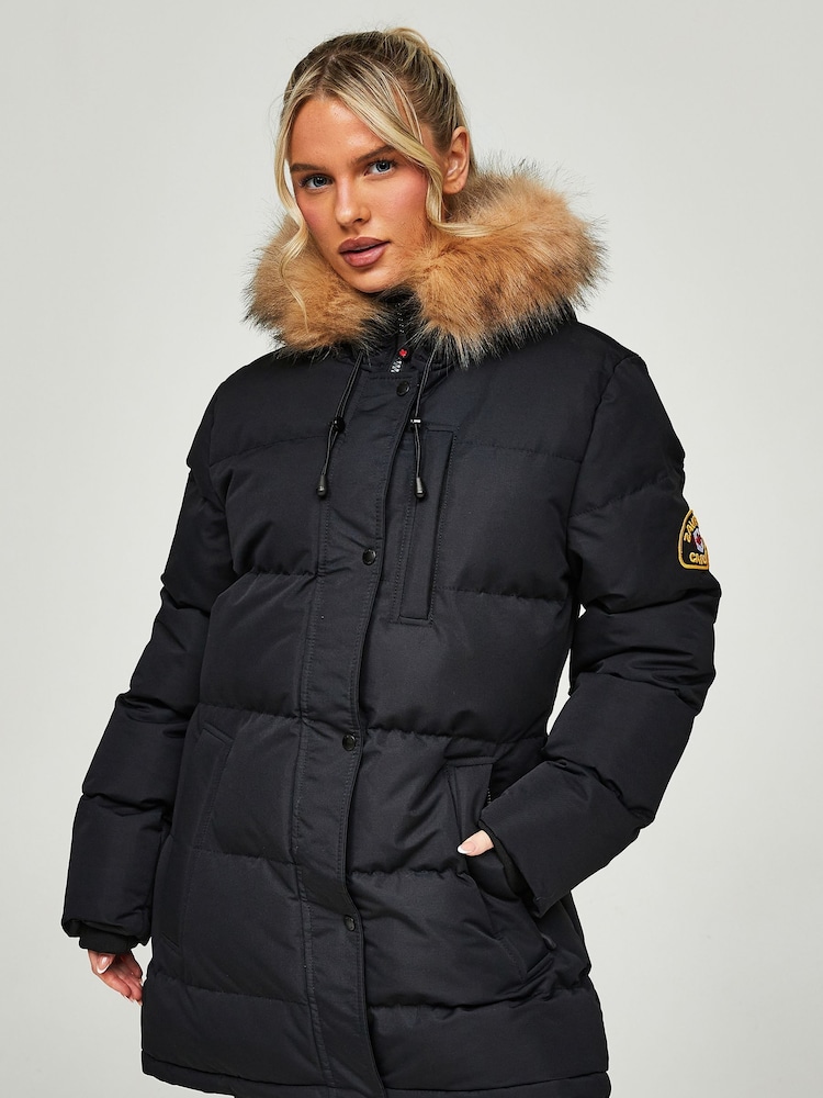 Zavetti Canada Womens Goshawa Puffer Parka Jacket - Image 1 of 8