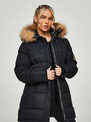 Zavetti Canada Womens Goshawa Puffer Parka Jacket - Image 4 of 8