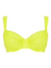 Figleaves Ree Green Underwired Non-Pad Bikini Top - Image 5 of 5