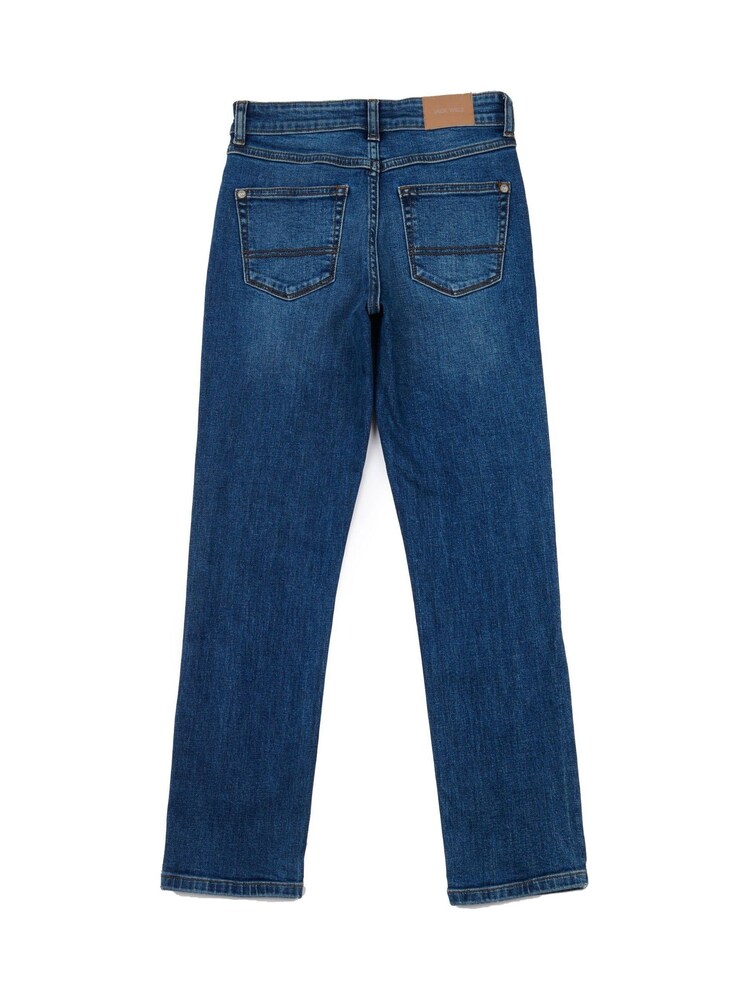 Jack Wills Blue Straight Leg Denim Jeans - Image 1 of 3