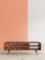 Swoon Dark Brown Terning TV Unit - Image 1 of 8