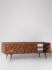 Swoon Dark Brown Terning TV Unit - Image 5 of 8